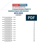 Ias Exam Portal Ebook Upsc (Pre) Gs Papers 2012-2023