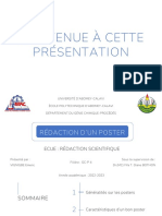 Présentation Poster