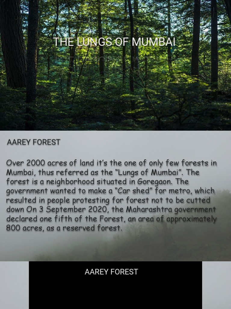 Aarey Forest: Mumbai's Vital Ecosystem | PDF
