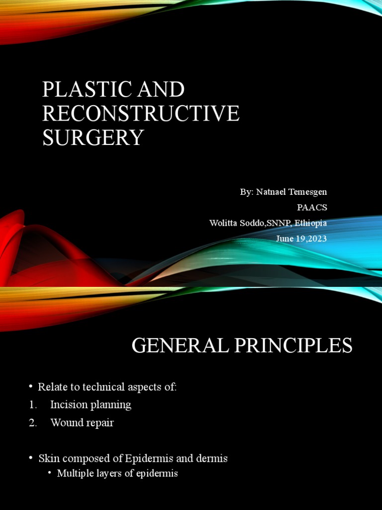 Plastic and Reconstructive Surgery PDF Skin Clinical Medicine