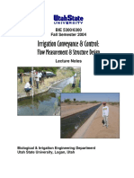 Irrigation Conveyance and Control