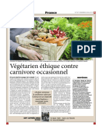 Direct Matin - Edition Paris Ile-de-France 877 Edition 06 05 2011 Vegetarienethiquecontre