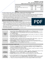 Sample Finance Strategy Resume Junior To Mid