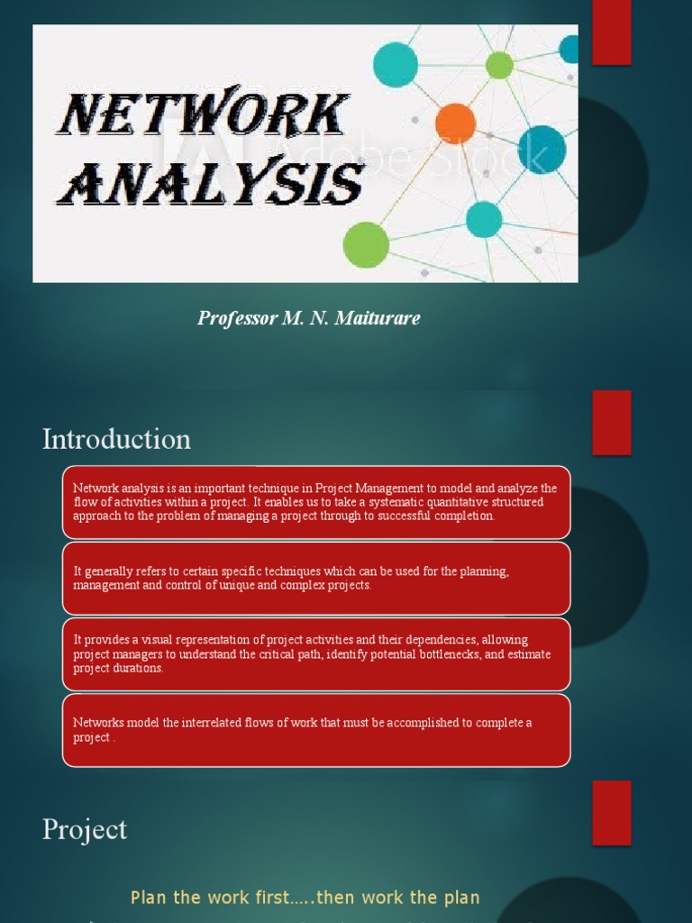 Network Analysis in Project Management | PDF | Project Management ...