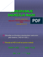 Određivanje Sadržaja Naoh