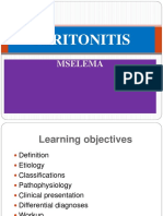 Peritonitis: Mselema