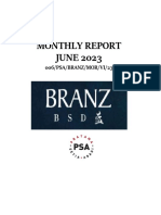 Monthly Report Branz Periode June 2023
