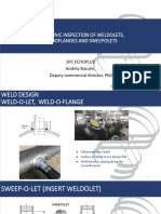 Ultrasonic Inspection of Weldolets, Weldoflanges and Sweepolets