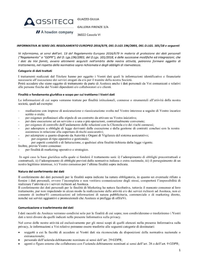 Assiteca | PDF