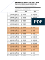 Jadwal Tarawih