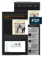 Cara Sharing File Dari Nox Emulator Ke Komputer - MyMastah