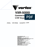 Yaesu Vertex VXR-5000 UHF Service Manual