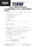 JEE Main 2021-2022 - Differential Calculus-1-Questions