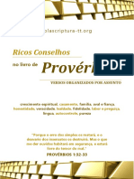 Ricos Conselhos No Livro de Proverbios-Helio-Livro