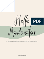 Community Moderation Guide - Martha Essien