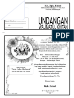 Undangan Walimatul Khitan