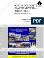 MÉTODOS DE COMPOSTAJE PARA HACER MATERIA ORGÁNICA