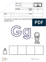 Lxy Pre Primary Kindergarten A English Worksheet Week 2 Term 2