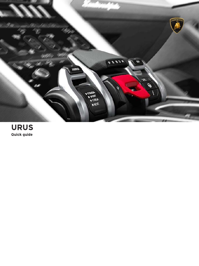 Urus PDF Manual Transmission Vehicle Parts