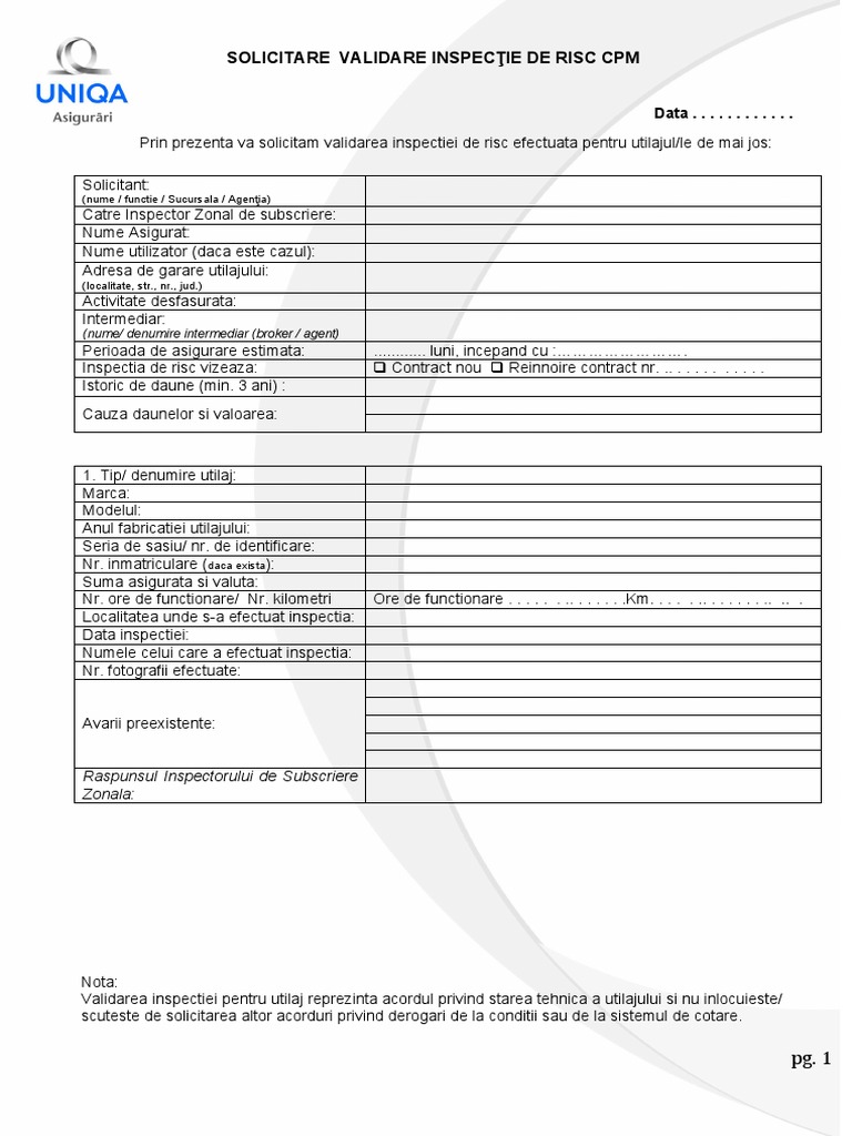 Anexa 3 - Solicitare Validare IR CPM | PDF
