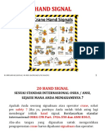 Materi Tanda Isyarat (Hand Signal) - Sur