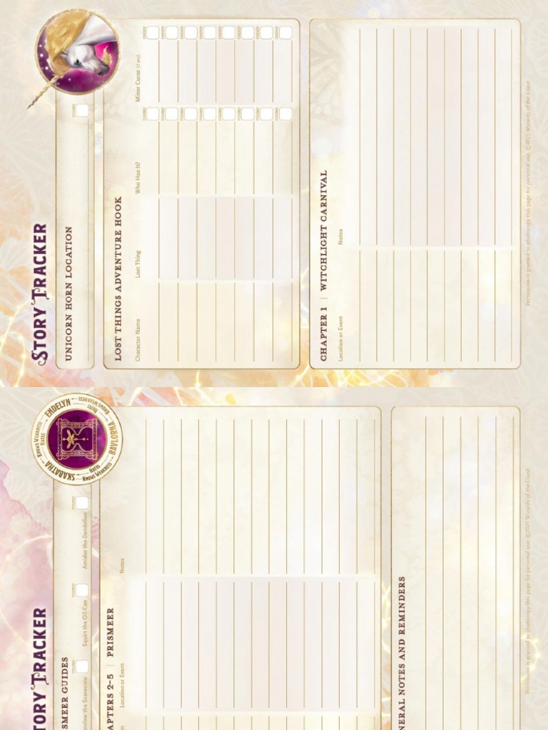Story Tracker | PDF