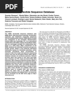 EMBL - Nucleotide - Protein Data Base