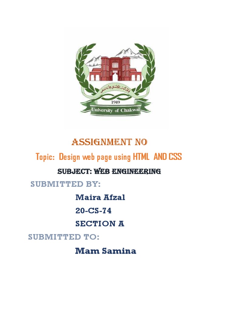Design Web Page Using HTML AND CSS | PDF | Web Design | Internet image.