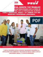 BOLETÍN DEL PSUV NR 356-Carpeta Fidel Ernesto Vásquez