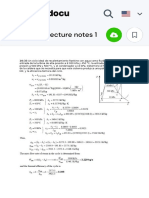 Pdfcoffee - Lecture Notes 1 - 10-33 Un Ciclo Ideal de Recalentamiento Rankine Con Agua Como Fluido - Studocu