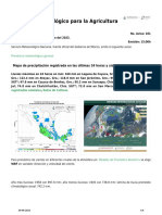 Reporte Meteorológico para La Agricultura - 2158