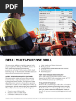 Sandvik De811 Spec Sheet