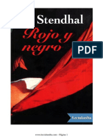 Rojo y Negro - Stendhal