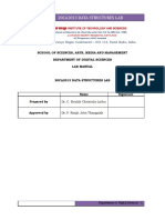 20CA2013 - Data Structures Lab Manual