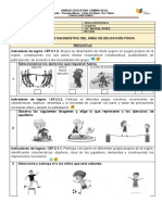 4to - Ed. Fisica - Evaluacion - Diagóstica