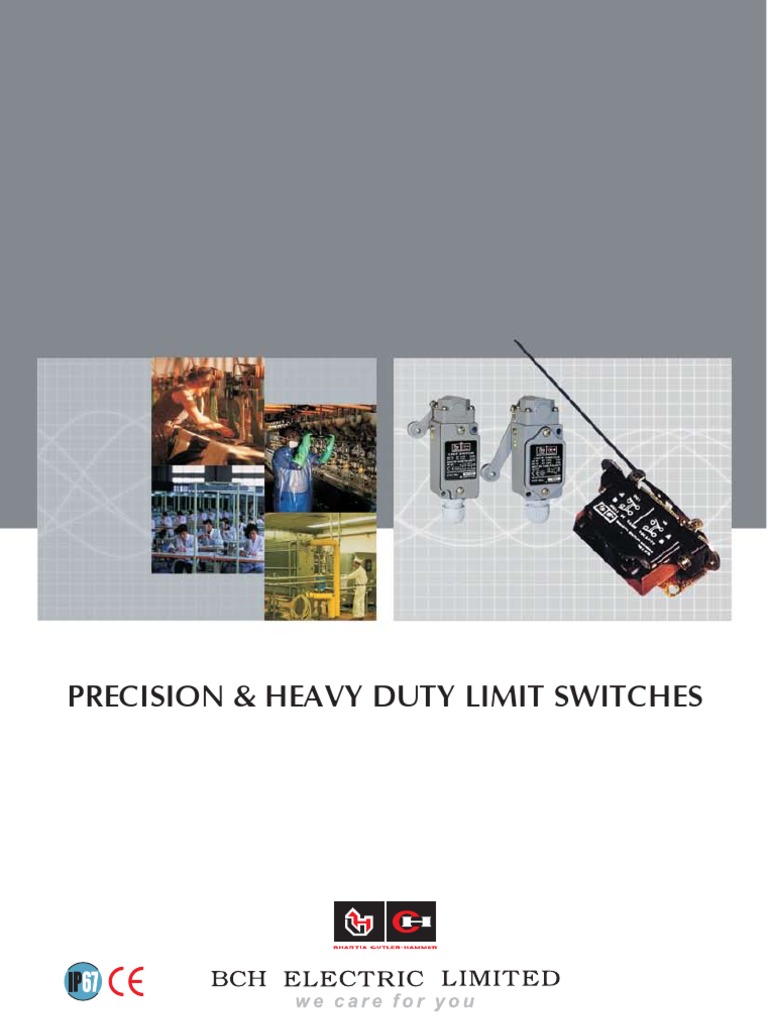 BCH Electric LtdLimit SwitchCatalogue PDF Switch Manufactured Goods