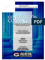 La Constitucion Comentada Tomo-III-4 Edicion Gaceta Juridica