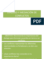 Dialogo y Mediación de Conflictos