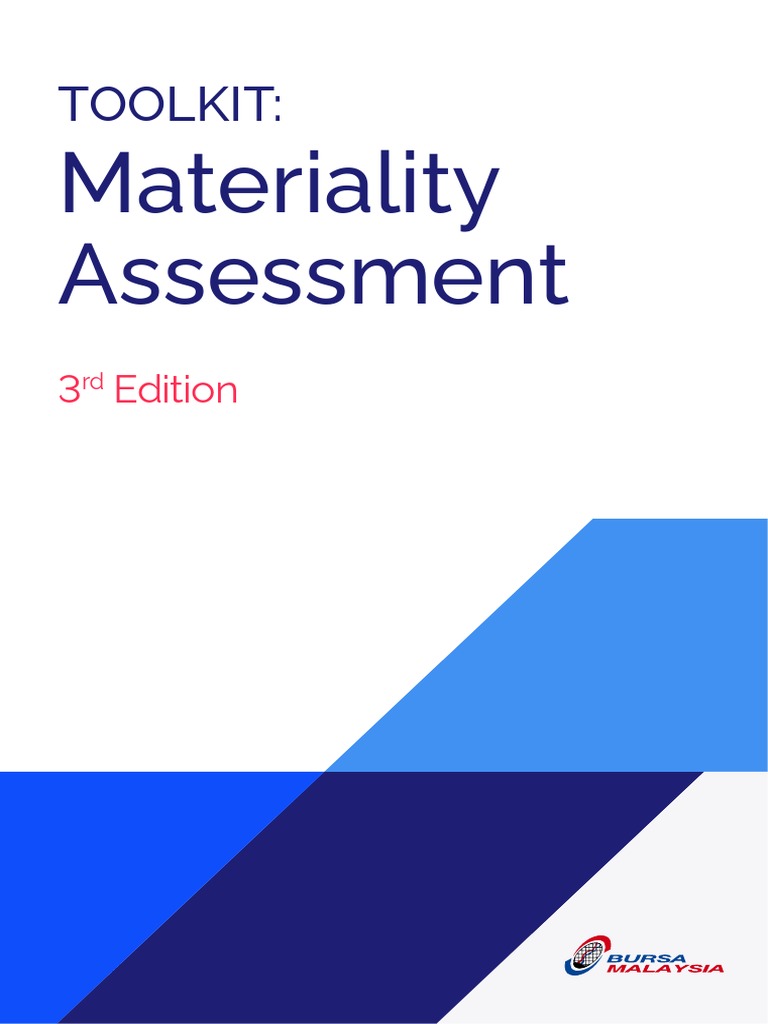 Materiality Assessment Toolkit Guide | PDF | Sustainability | Risk