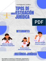 Tipos de Investigación Jurídica