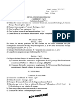 5è Devoir de PC 4ème