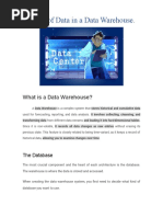 29.1 Types of Data (Metadata, Raw Data & Summary Data)