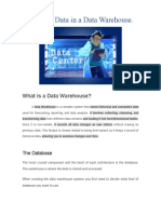 29.1 Types of Data (Metadata, Raw Data & Summary Data)