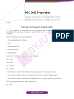 Geography Questions PDF 2013 2021