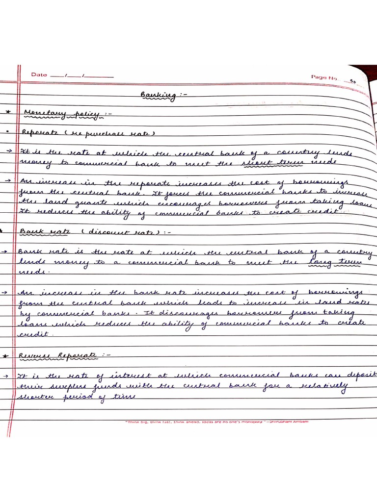 Banking Notes PDF