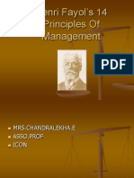 Henri Fayol's 14 Principles of Management