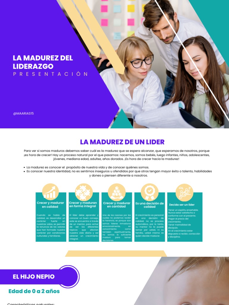 Madurez en el Liderazgo y Crecimiento | PDF | Relaciones personales ...