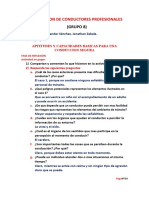 Grupo Nº8 (Aptitudes y Capacidades Basicas para Un Conduccion Segura)