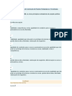 Avaliação Da Disciplina de Construção de Projetos Pedagógicos e Tecnologias Aplicadas À Docência