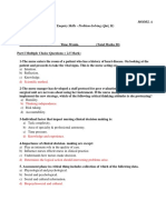 Quiz II Model Answer